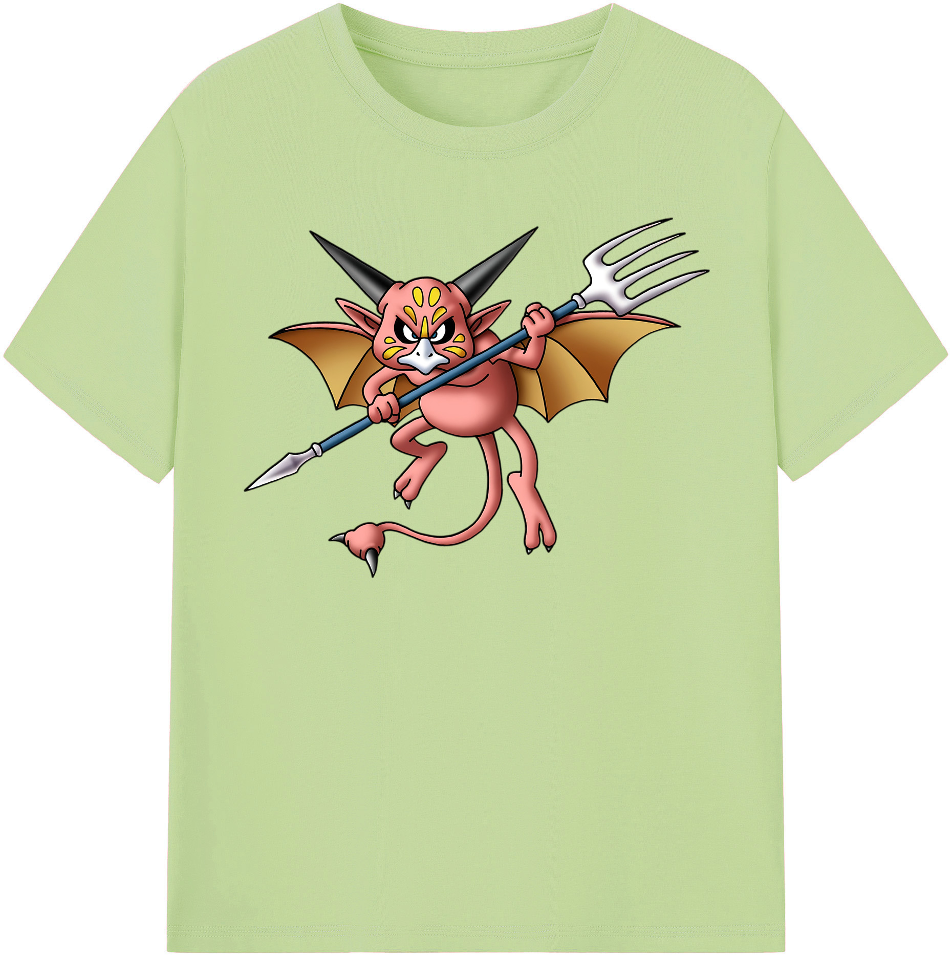 （画像用） ドラゴンクエスト Doragon Kuesuto Dragon Quest 綿100％半袖Tシャツ（フロントプリント）